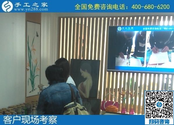 10月16日，可以帶回家做的手工活，手工活外發(fā)回收，這里的珠繡手工活值得選擇，手工之家接待考察加工客戶剪影