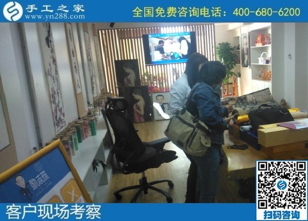 10月16日，可以帶回家做的手工活，手工活外發(fā)回收，這里的珠繡手工活值得選擇，手工之家接待考察加工客戶剪影