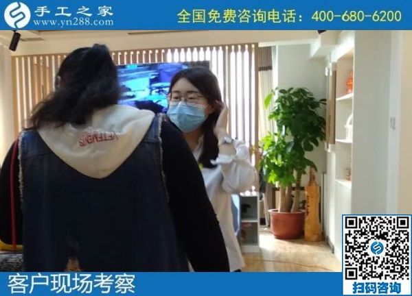 10月21日，手工活外發(fā)回收，都能在家掙錢的手工活，選擇這里的人太多了，手工之家接待考察合作加工客戶剪影