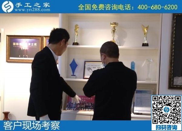 10月22日，純手工活外發(fā)加工項目受歡迎，這里的珠繡手工活是可以寄到家做的手工活，手工之家接待考察加工客戶剪影