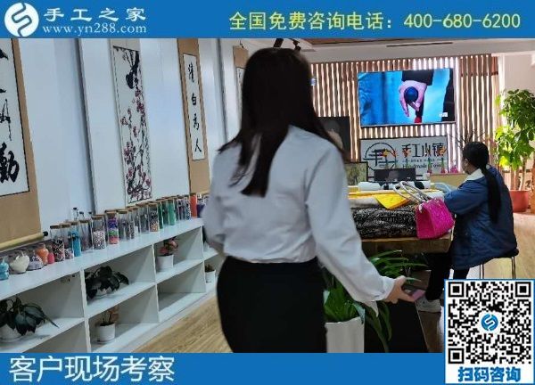 10月25日，可以拿回家做的手工活，負(fù)責(zé)回收的手工活就在這里，手工之家接待考察加工客戶剪影