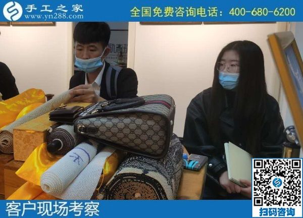 10月30日，代理手工活加工項目，加工費有保證的正規(guī)手工活，就在這里，手工之家接待考察加工客戶剪影