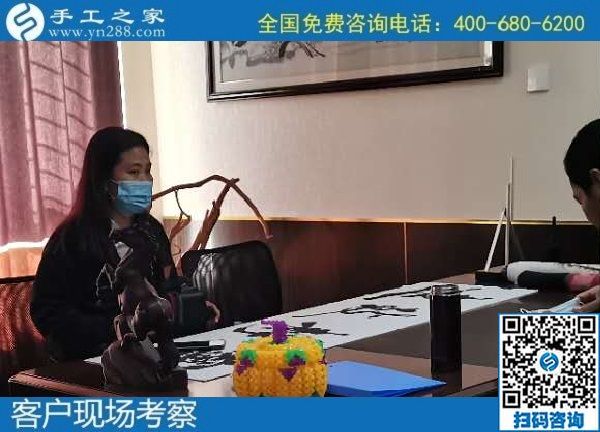 11月2日，手工活外發(fā)回收，這個可以拿回家做的手工活能掙錢嗎？實(shí)地看看就知道了，手工之家接待考察加工客戶剪影(圖3)