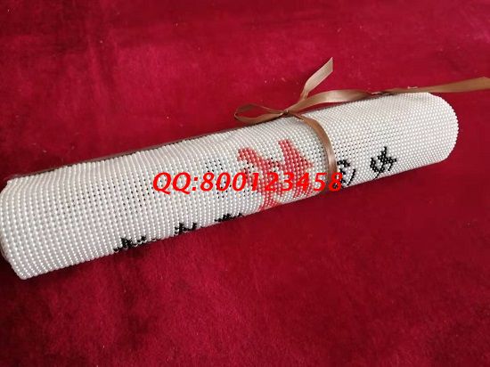 1月14日，手工活外發(fā)，找拿回家做的手工活要正規(guī)手工活加工項目，勵志珠珠繡成品細節(jié)實拍