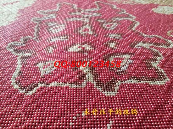 1月16日，純手工活外發(fā)加工項目，把手工活拿回家做，大家都選這個忙碌的老企業(yè)，勵志珠珠繡成品細節(jié)實拍