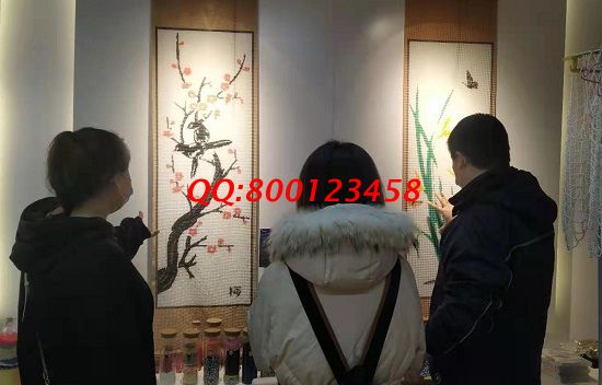 3月14日，可以寄到家做的手工活，正規(guī)手工活加工項目就選非遺項目勵志珠珠繡，手工之家接待考察合作加工客戶剪影