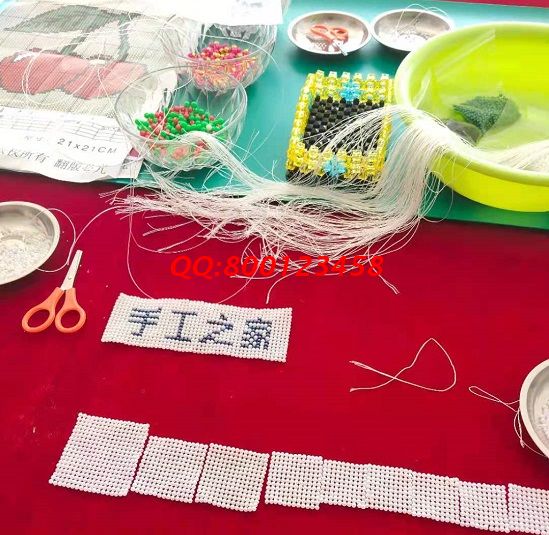 4月20日，選擇這個拿回家做的手工活，原因不同，但居家手工增收相同，手工之家接待考察加工客戶剪影