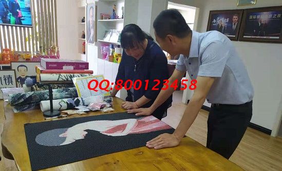 6月5日，正規(guī)外發(fā)手工活，拿回家做的手工活，來手工之家找勵志珠珠繡的人越來越多，手工之家接待考察加工客戶剪影