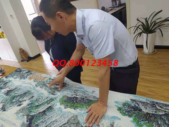 6月5日，正規(guī)外發(fā)手工活，拿回家做的手工活，來手工之家找勵志珠珠繡的人越來越多，手工之家接待考察加工客戶剪影