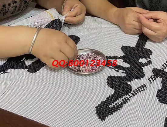 6月9日，沒有年齡門檻，收入有保障，勵(lì)志珠珠繡手工活外發(fā)加工，居家就能做，手工之家接待考察合作加工客戶剪影