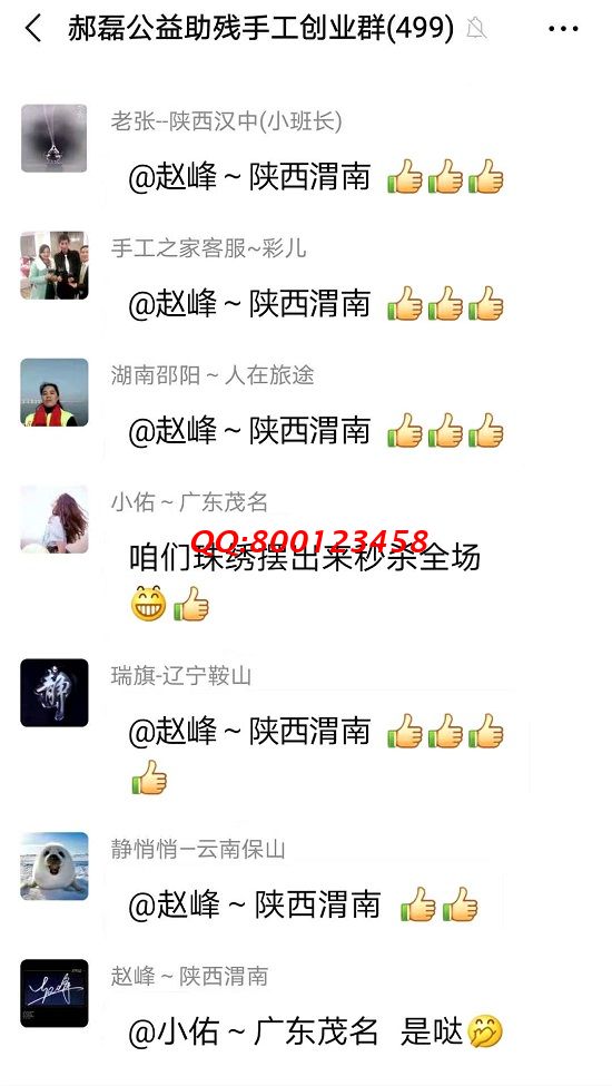謝謝你給的贊！------記手工之家手工交流溝通群日常交流