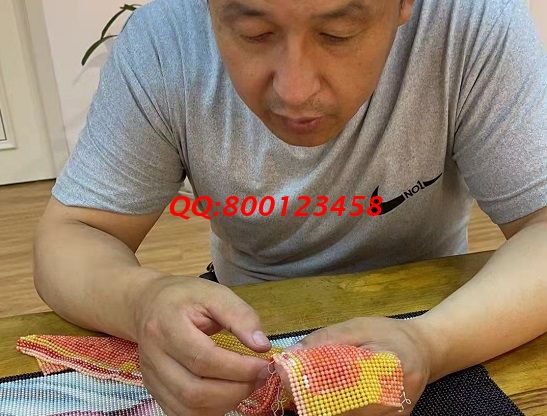 7月17日，拿回家做的手工活，正規(guī)可靠的外發(fā)手工活，放心在家掙錢的手工活，就選勵志珠珠繡，手工之家接待考察合作加工客戶剪影
