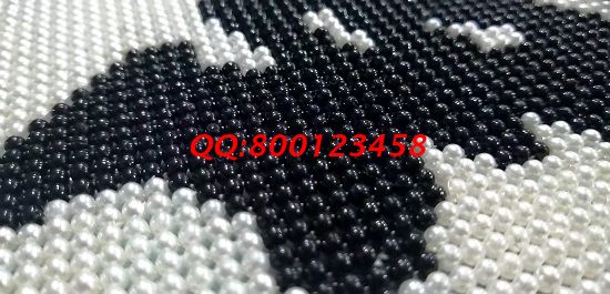 7月31日，可以寄到家做的手工活，實地考察后，大家都覺得手工之家的非遺手工珠繡真的不錯，圖為勵志珠珠繡成品細節(jié)實拍