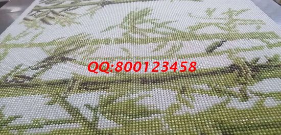 9月12日，可以寄到家做的手工活，足不出戶就有收入，這個(gè)手工活外發(fā)加工項(xiàng)目適合就業(yè)、也適合創(chuàng)業(yè)，圖為勵(lì)志珠珠繡成品細(xì)節(jié)實(shí)拍