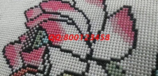 12月5日，可以到回家做的手工活，手工活外發(fā)加工項目來手工之家。圖為勵志珠珠繡產(chǎn)品細節(jié)實拍(圖2)