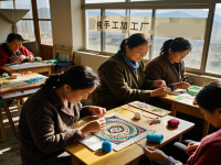 拿回家做，在家開手工加工廠做飾品類純手工，確實能掙錢