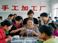 4月9日，在家做兼職的正規(guī)平臺，在家做手工靈活就業(yè)，微創(chuàng)業(yè)做家庭手工工作室（手工傳承官），在手工之家，大家決定自己的收入，圖為串珠米珠繡純手工產(chǎn)品剪影