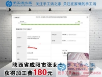 在姐姐的帶動下掙錢，陜西咸陽家庭主婦張女士堅持在家做珠繡手工活