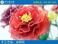 你見過這么漂亮的絲網(wǎng)花嗎？純手工制作廢物利用 花的世界花的海洋！