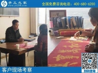 11月1日，都選擇珠繡外發(fā)手工活，看這里每天發(fā)生的事就知道原因，手工之家接待考察加工客戶剪影