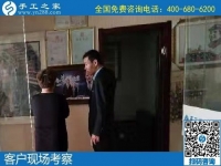 11月18日，手工活外發(fā)回收，手工活代理加工項(xiàng)目就選正規(guī)企業(yè)，手工之家接待考察合作加工客戶(hù)剪影
