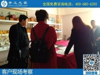 12月1日，手工活加盟項(xiàng)目，純手工活外發(fā)加工，來(lái)考察合作珠繡，手工之家接待考察加工客戶(hù)剪影