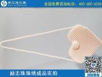 3月11日，正規(guī)手工活外發(fā)回收，手工活賺錢，就要好好做這個外發(fā)手工活，手工之家勵志珠珠繡包成品實拍