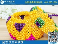 3月22日，可靠的手工活加盟項目，代理手工活加工項目掙錢就選這個創(chuàng)業(yè)好項目，手工之家勵志珠立體串珠成品實拍