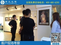 5月2日，正規(guī)加工回收手工活，可以拿回家做的手工活，就選勵志珠珠繡，手工之家接待考察合作加工客戶