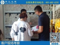 6月24日，拿回家做的手工活創(chuàng)業(yè)項目，勵志珠珠繡值得信賴和托付，手工之家接待考察合作加工客戶剪影