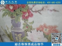 7月31日，在家做手工活外發(fā)加工掙多少錢？老手工企業(yè)這樣計(jì)算。勵(lì)志珠珠繡成品細(xì)節(jié)實(shí)拍