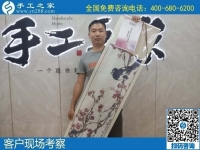 8月8日，可以在家做的手工活，拿回家做的手工活，選擇這個(gè)收益有保障的珠繡手工就對(duì)了。手工之家接待考察加工客戶剪影