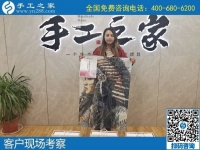 10月3日，手工活外發(fā)回收，這個可以寄到家做的手工活讓人安心在家掙錢，手工之家接待考察合作加工客戶剪影
