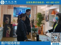 10月23日，手工活外發(fā)，拿回家做的手工活怎么找？來這里就對了，手工之家接待考察合作加工客戶剪影