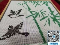 在家做非遺勵(lì)志珠珠繡手工活常年足不出戶(hù)把錢(qián)賺，真幸福！